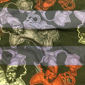 Rogue Redcoat Remix Leggings (Tween) — Striped Midnight Mischief Print